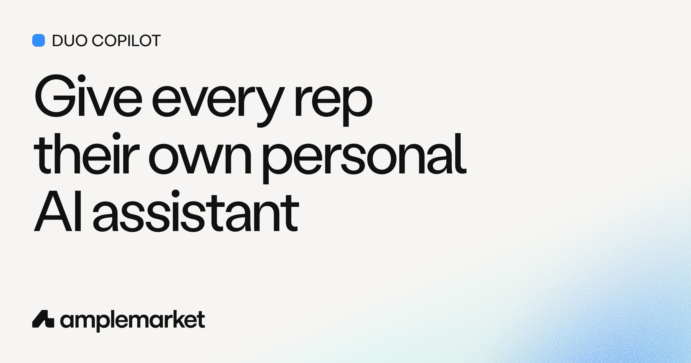 Amplemarket Wants Your Sales Stack’s Job