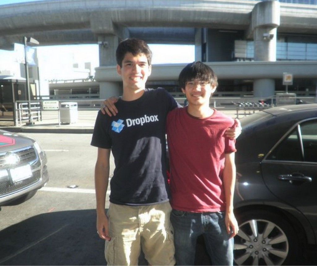 Amplitude founders Spenser Skates and Curtis Liu in a photograph from 2010