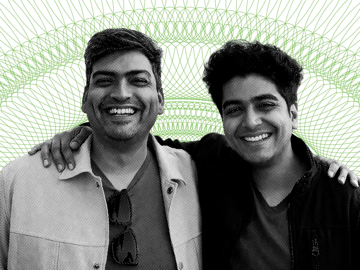Simplismart co-founders Devansh Ghatak, left, and Amritanshu Jain, right