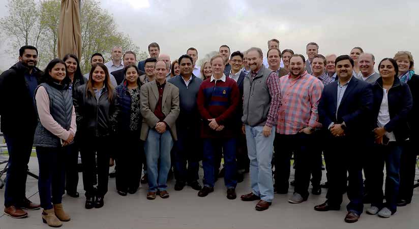 The Greenlight Technologies U.S. team gathered outdoors