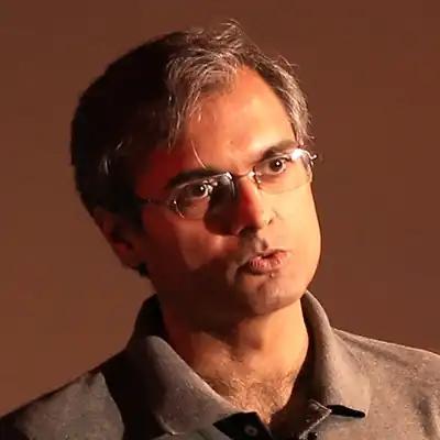 Anand S in an informal photograph supplied on his speaker page
