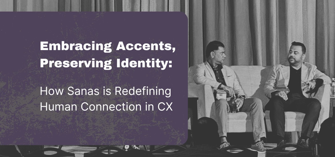 Anant Singh and Ashish Bisaria in conversation onstage at Customer Contact Week
