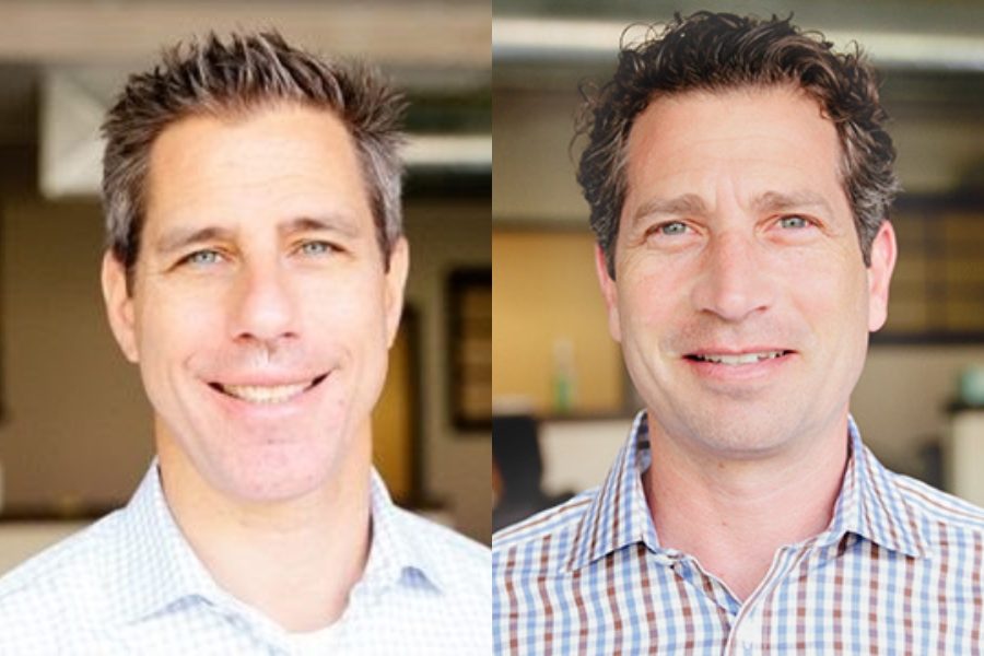 HealthVerity co-founders Andrew Kress and Andrew Goldberg standing together
