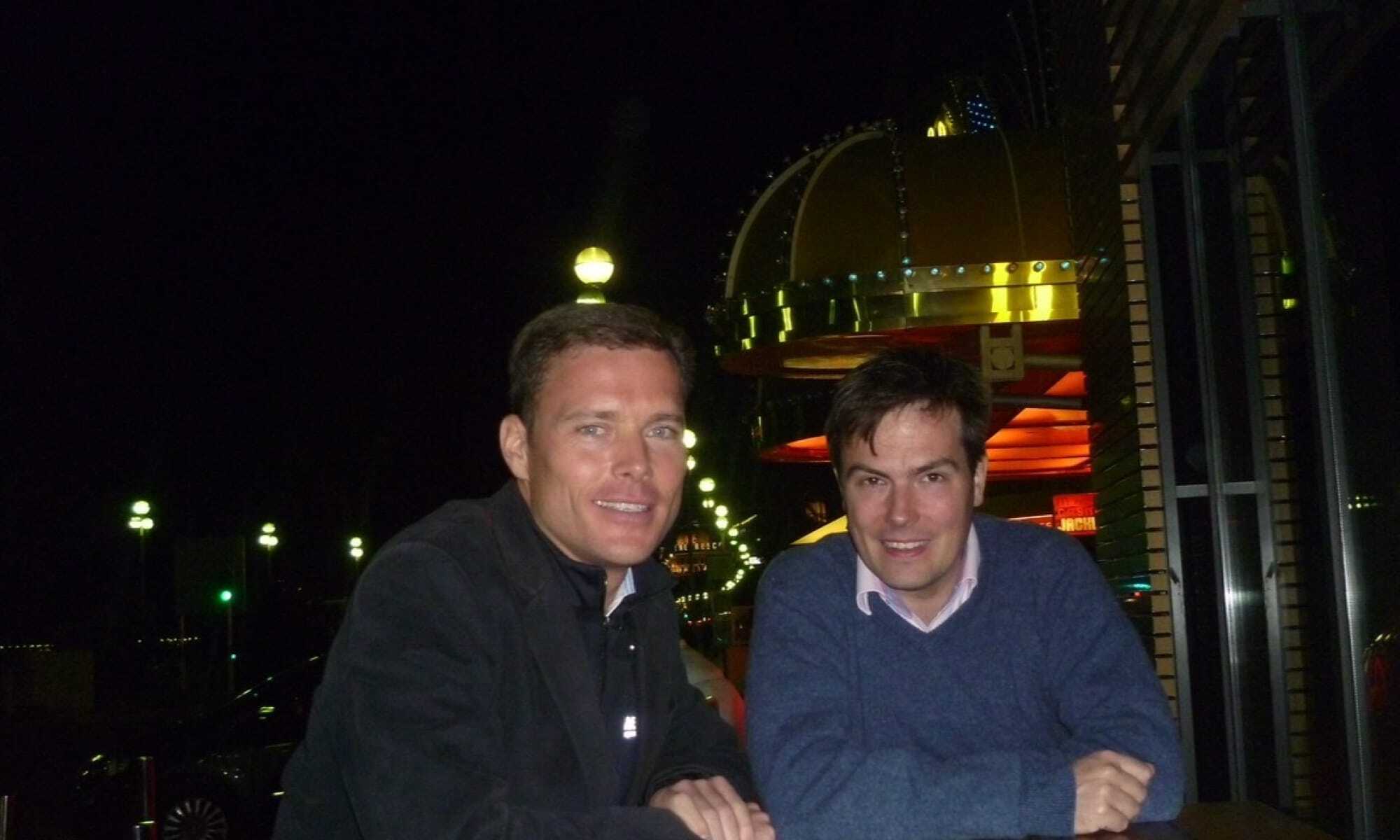 Max Cartellieri and Andrew Heath together in Munich in 2008