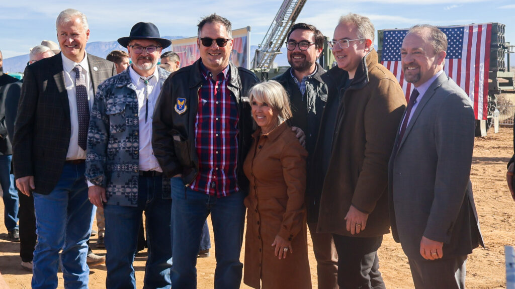 Andrew Kreitz with New Mexico officials and Castelion leaders at the Project Ranger groundbreaking