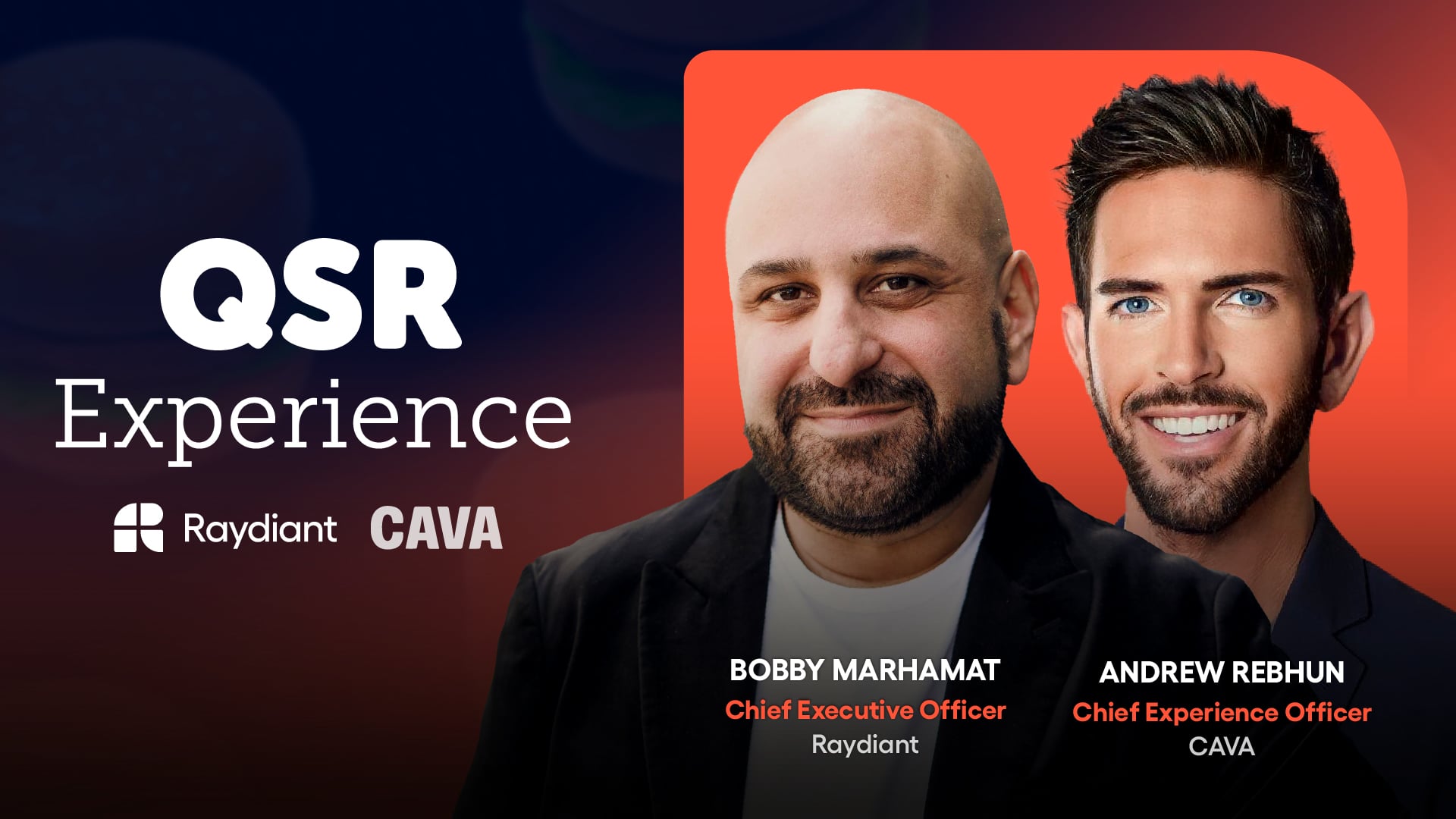 Andrew Rebhun and Bobby Marhamat featured for an interview about CAVA's customer experience