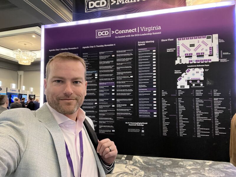 Andrew Webber at the DCD Connect Virginia conference