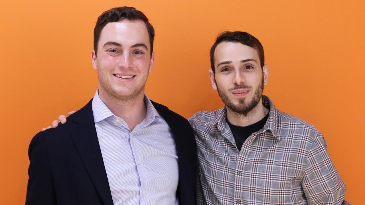 Andy Bromberg, left, with Ramon Recuero at Y Combinator
