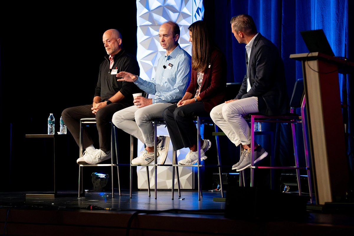 Andy Maurer, second from left, speaking on the Ask Andy panel at Connect 2026