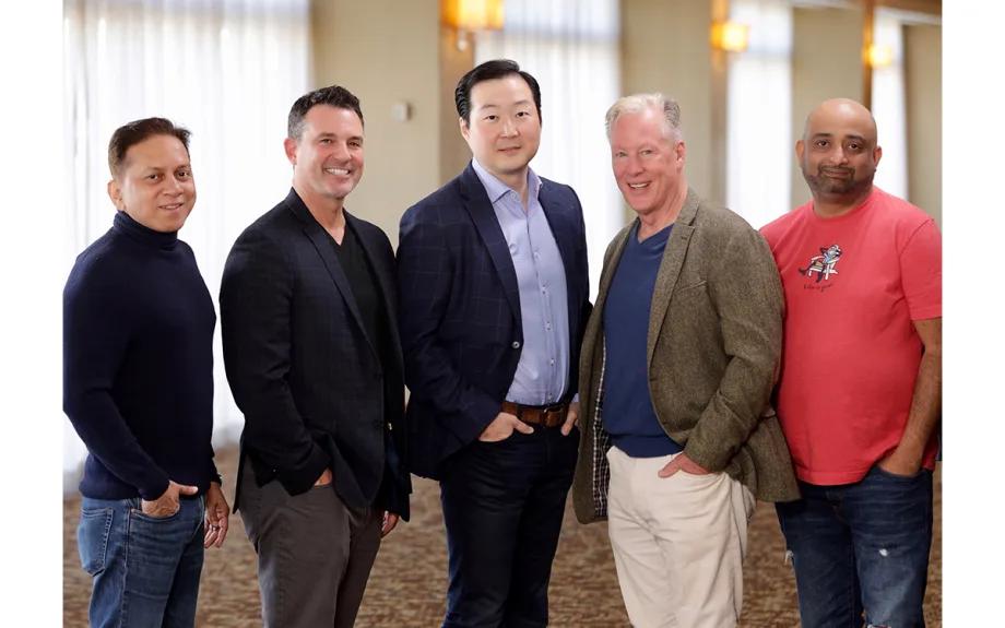 CarNow team: Bidhan Patnaik, Tim Cox, Andy Park, Tom Palmer and Saurav Biswas