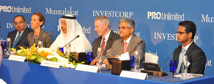 Panel at the PRO Unlimited, Mumtalakat and Investcorp investment announcement