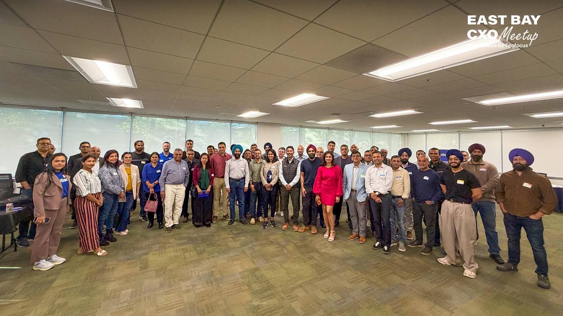 Andy Singh and participants at the April 2026 East Bay CXO gathering