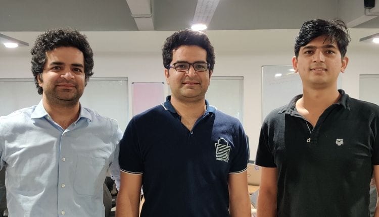 Signzy co-founders Arpit Ratan, Ankit Ratan and Ankur Pandey standing together