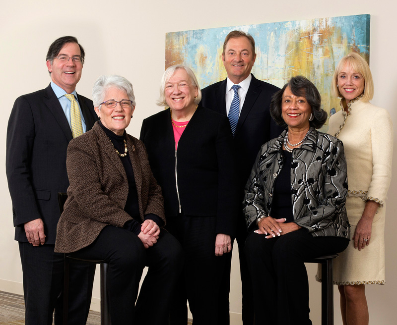 Anthony Dowd at far left with Financial Accounting Foundation colleagues