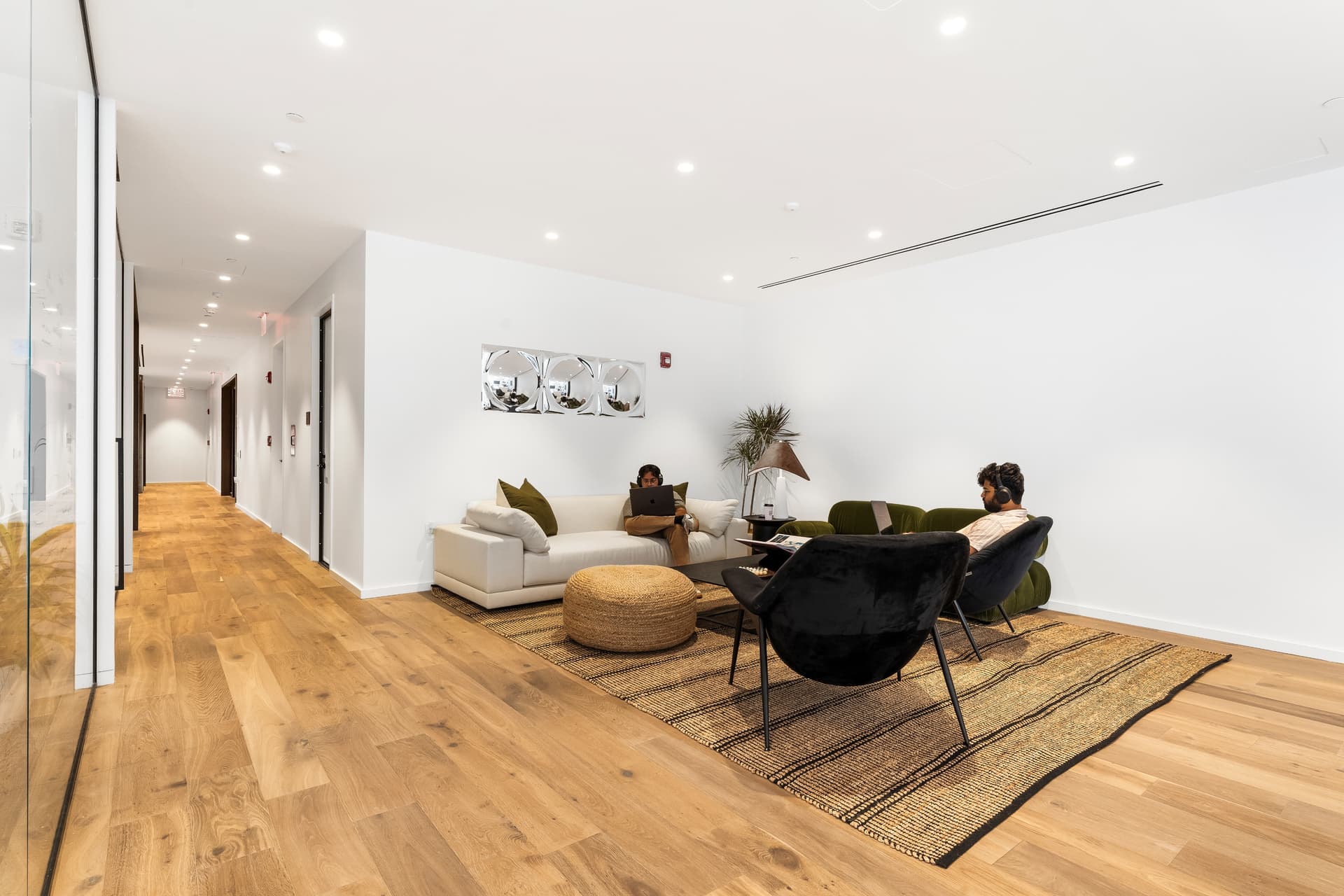 Books, objects and shelving in Antimetal’s New York office