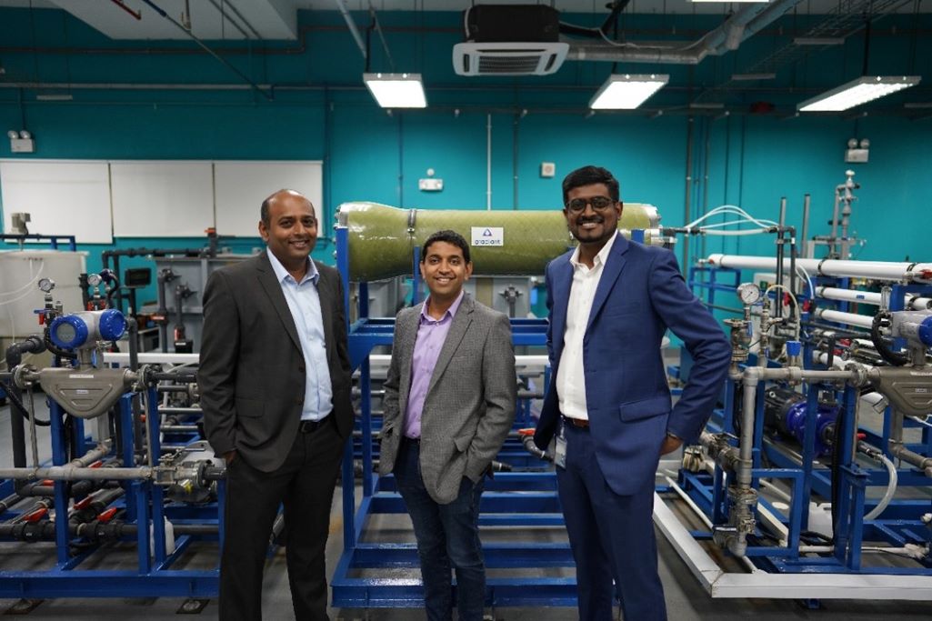 Prakash Govindan, Anurag Bajpayee and Govind Alagappan among water treatment equipment