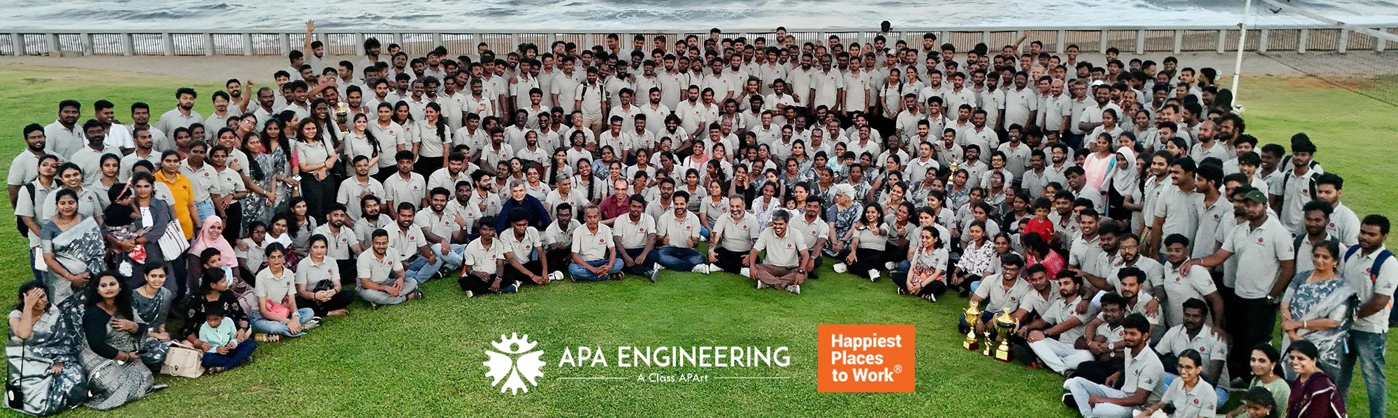APA Engineering employee group photograph from the company website