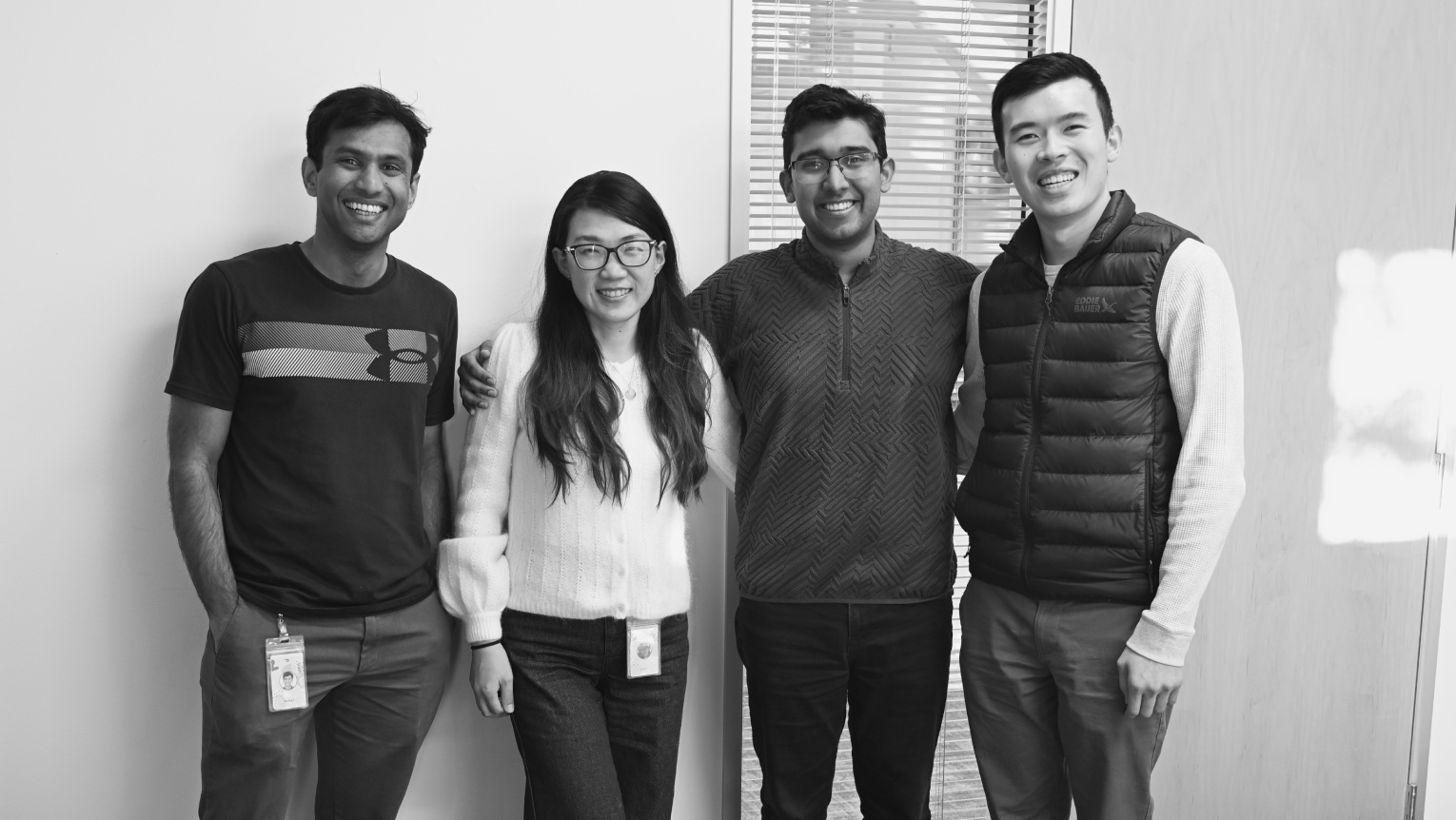 DoorDash and Applied Compute collaborators pictured together at an office
