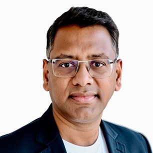 Official portrait of Deena Narayanaswamy, EVP of Credit Risk