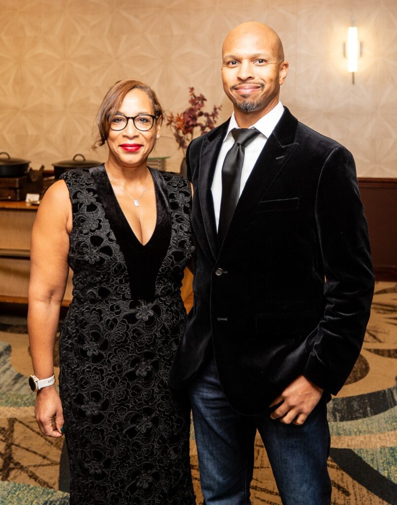 Applied Development co-founders Kimberly Citizen and Biffrey Braxton standing together at an event