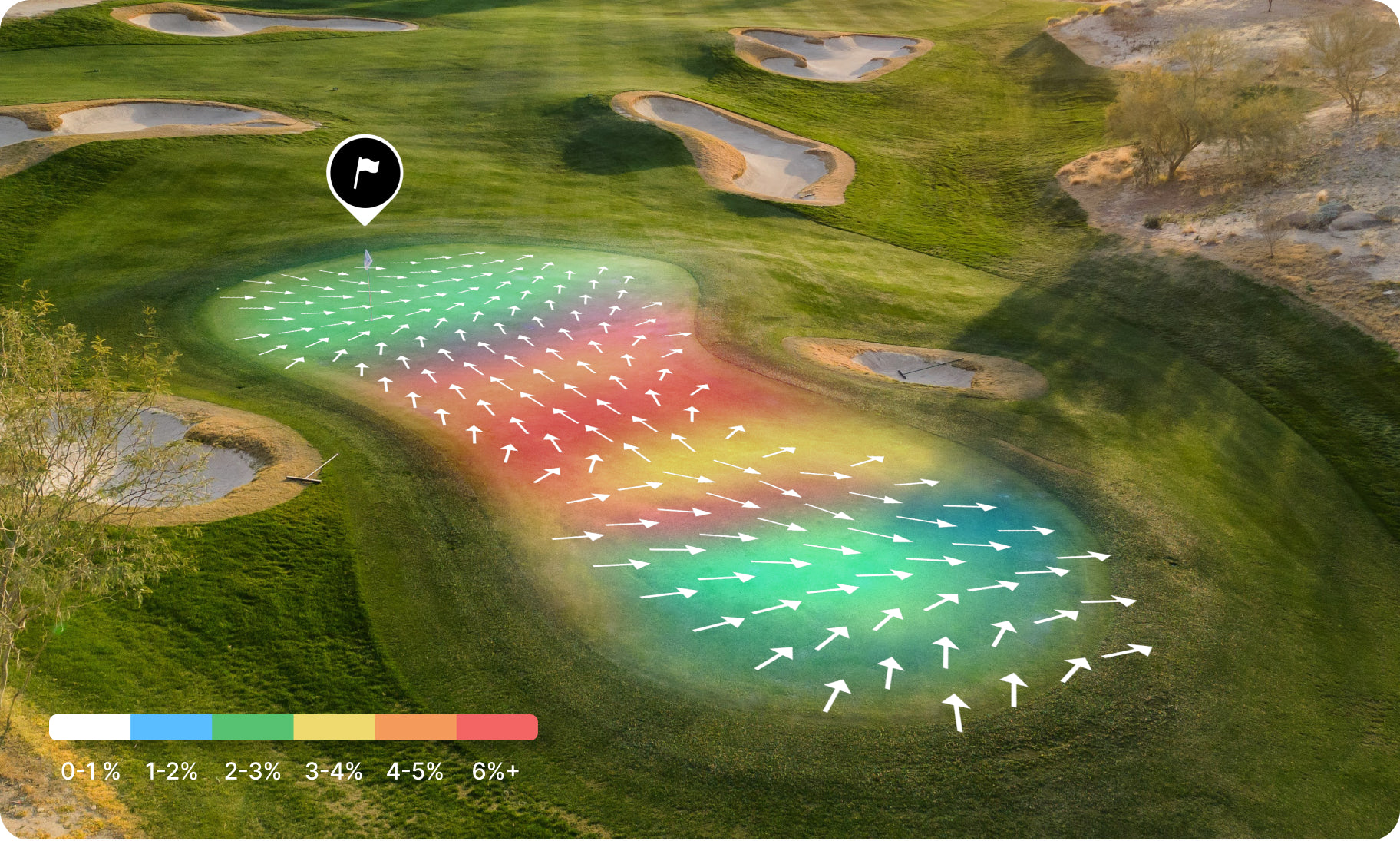 Arccos Green Maps feature