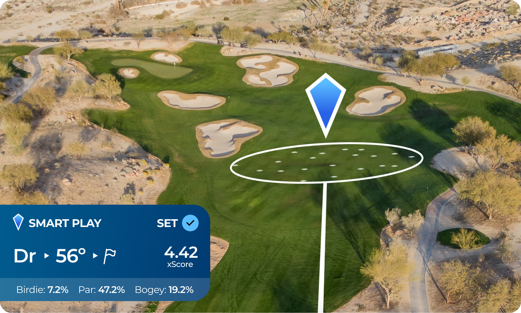 Arccos AI Strategy feature shown on the app