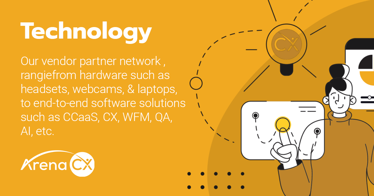 ArenaCX illustration representing its technology marketplace