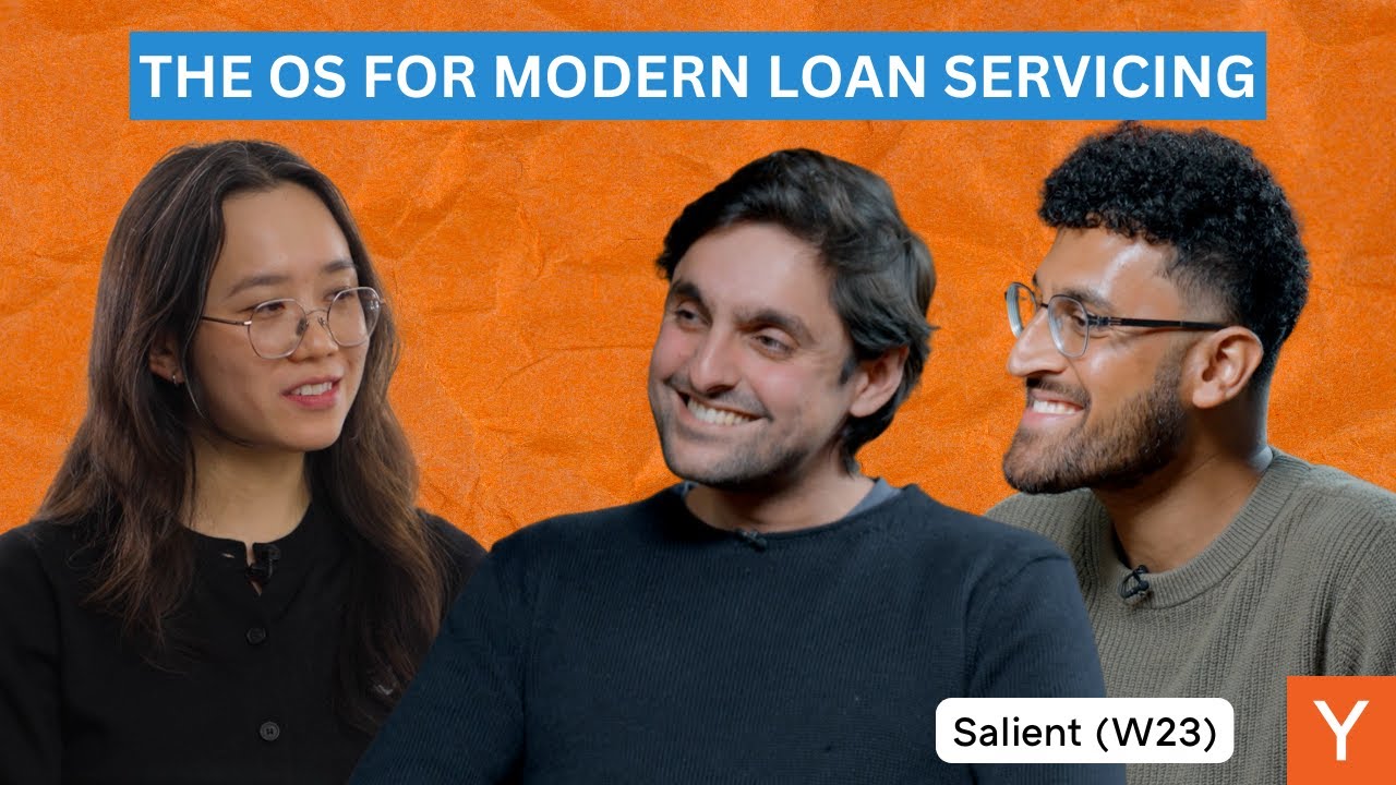 Y Combinator interview artwork showing Diana Hu, Ari Malik and Mukund Tibrewala