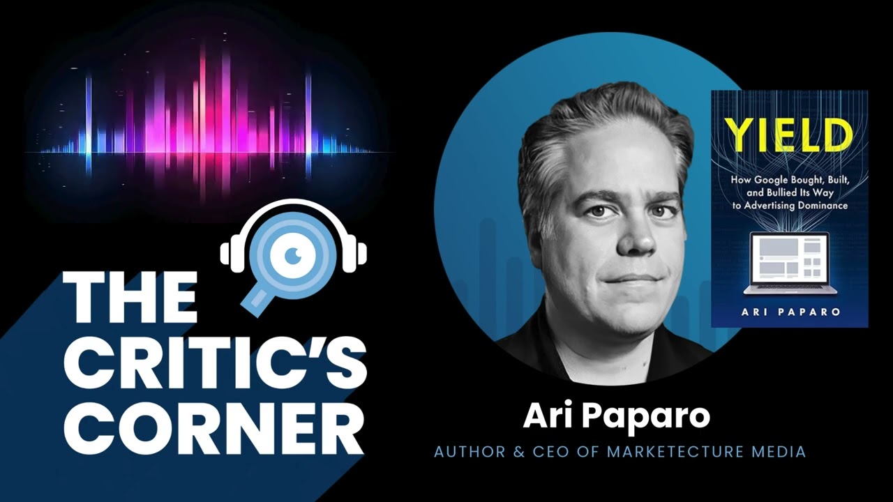 Promotional artwork for Ari Paparo’s Yield interview on The Critic’s Corner podcast