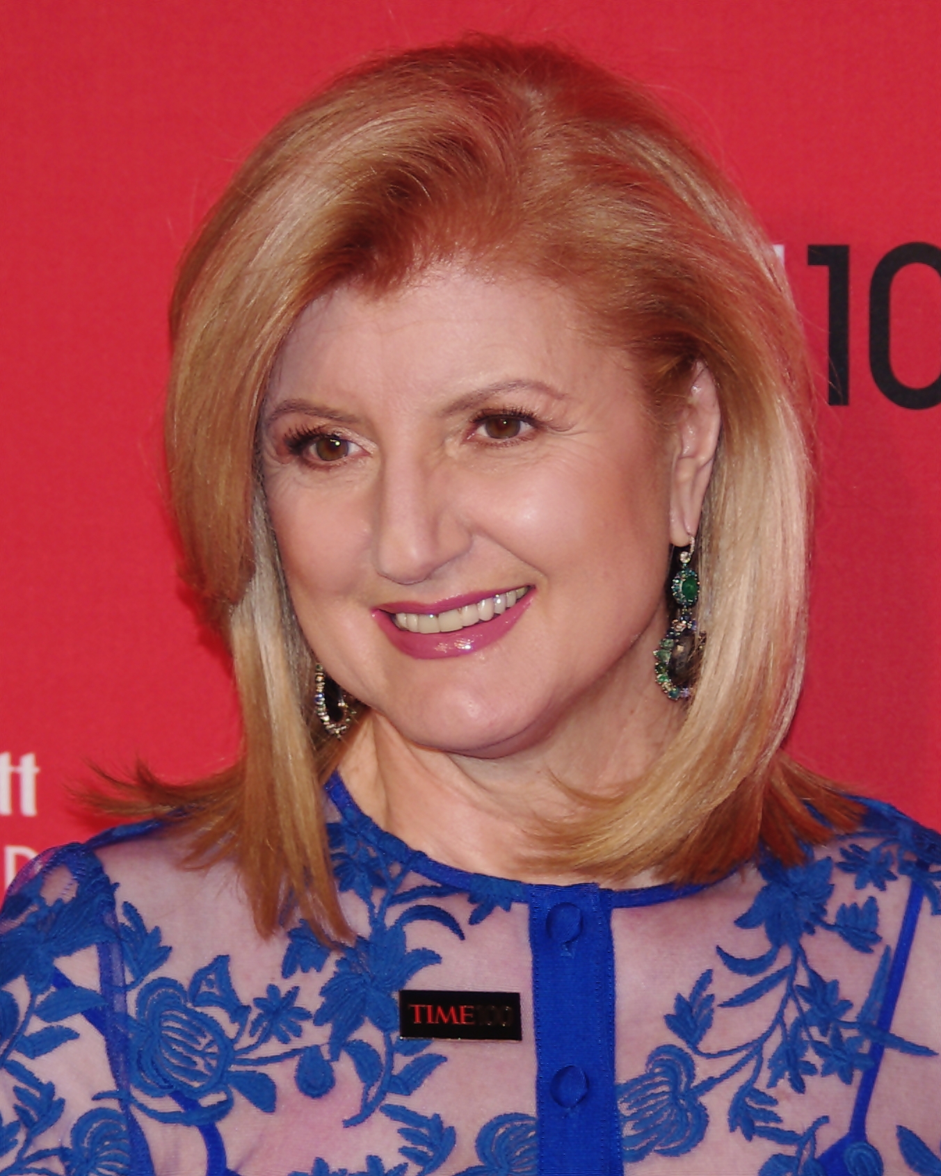 Arianna Huffington at the 2012 Time 100 gala