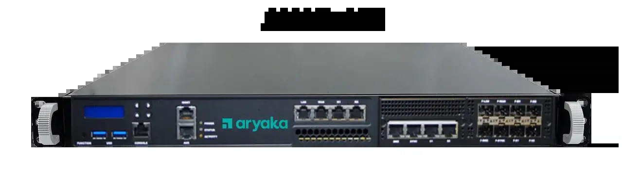 Front view of Aryaka’s ANAP 10K network edge appliance