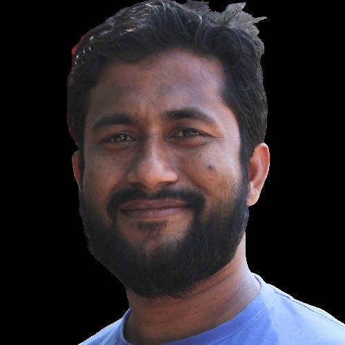 An earlier portrait of Ashfak Ahmed