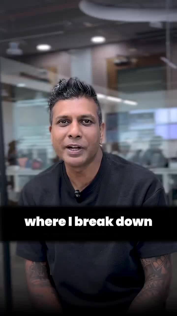Ashok Kammara speaking to camera in a Building Outbound video