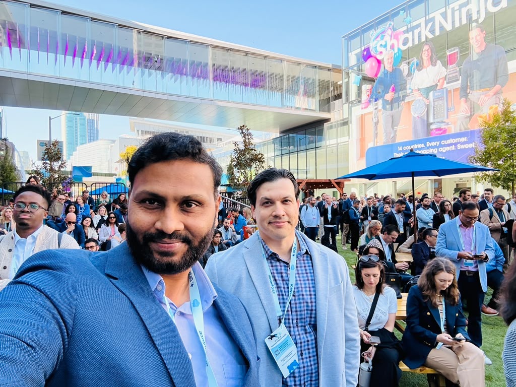 Ashutosh Pulate and David Torres among attendees at Dreamforce