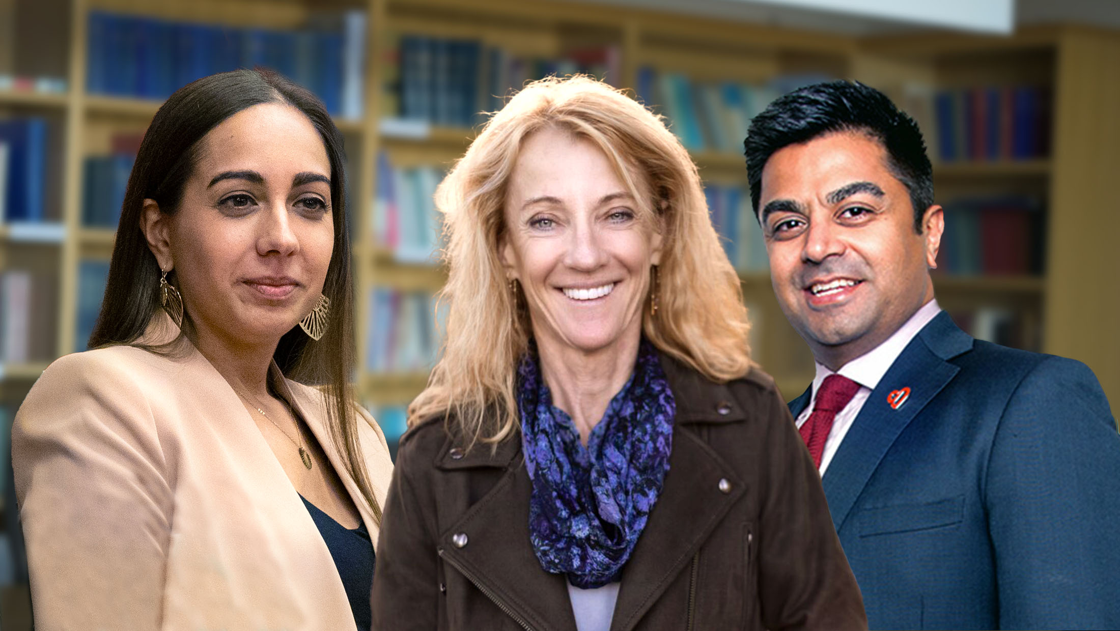 University press composite showing Jacinth Sohi, Sue O’Bannon, and Ashwin Navin