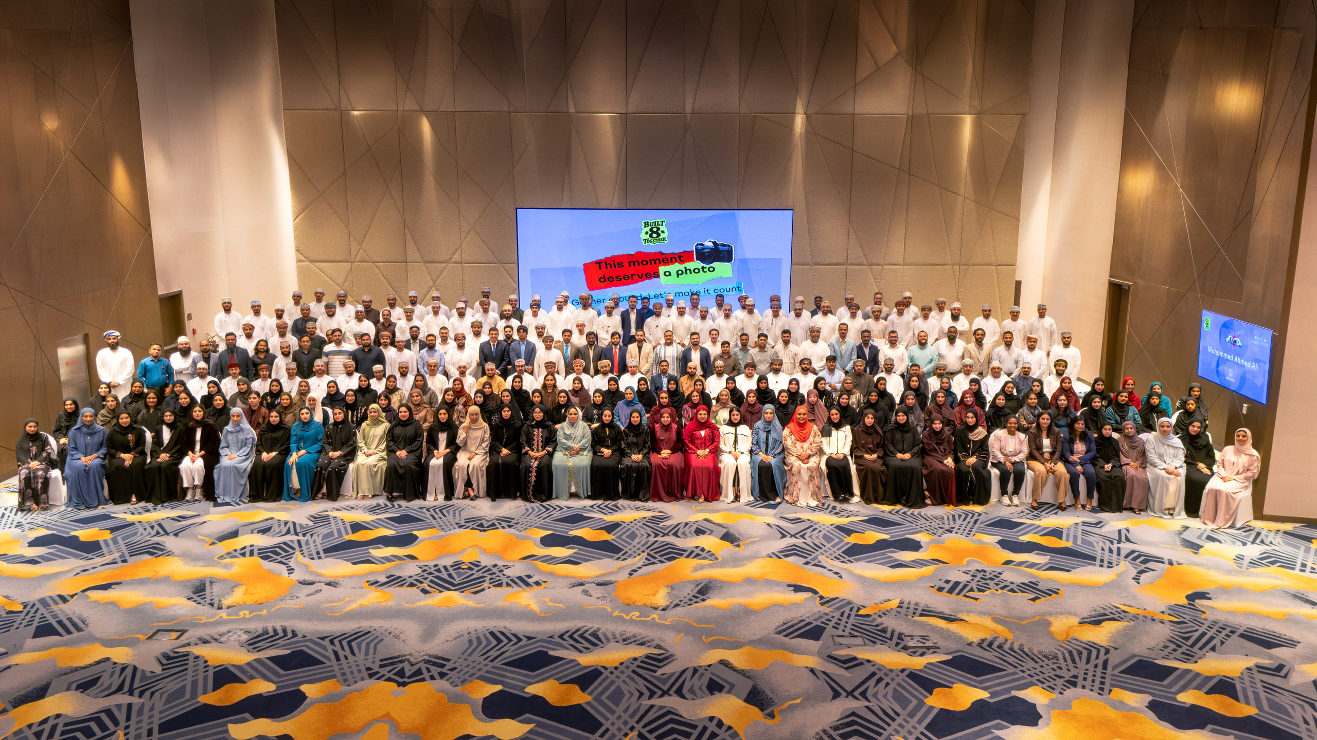 The Rihal team gathered for the company's eighth anniversary