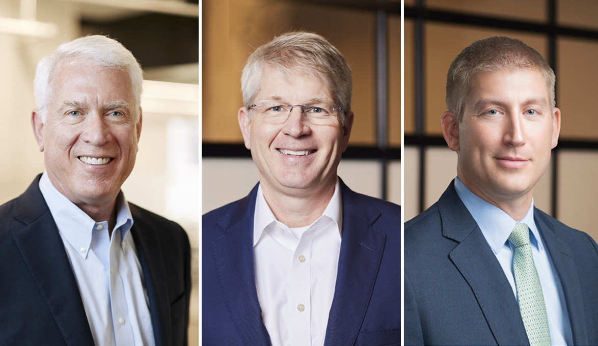Portraits of Doug Williams, BJ Green and Chris Kamienski