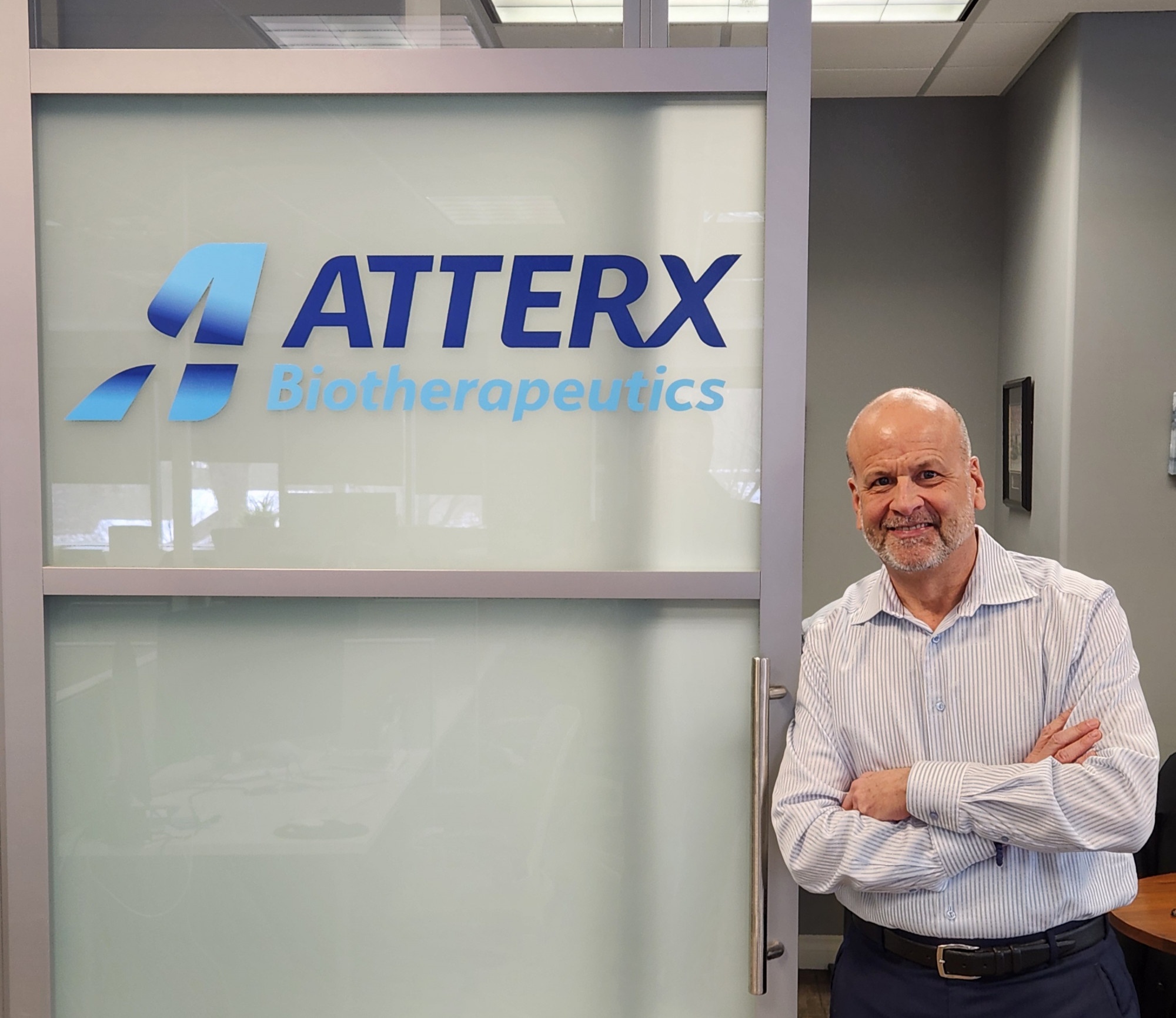 CEO Jim Millar standing at the Atterx office within 20Fathoms