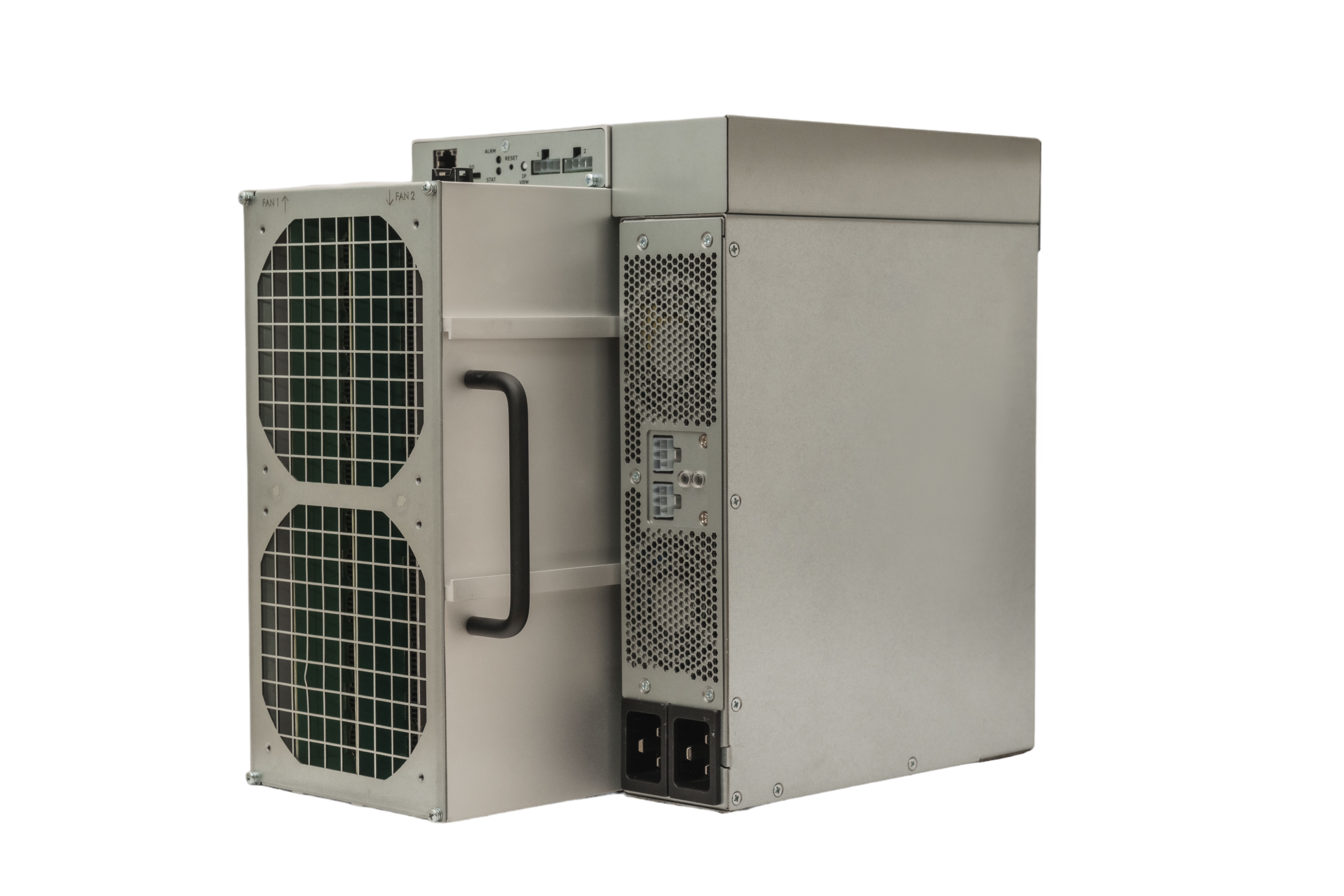 An Auradine Teraflux air-cooled Bitcoin mining system