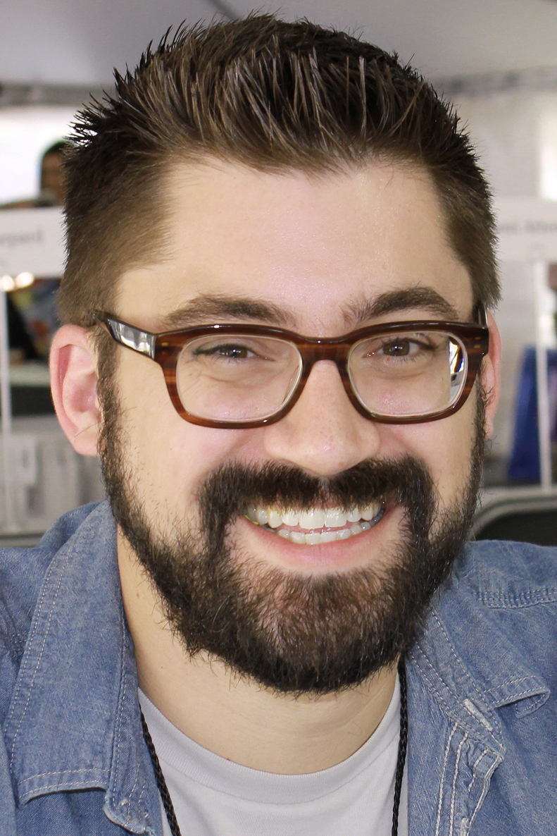 Austin Kleon smiling at the 2015 Texas Book Festival