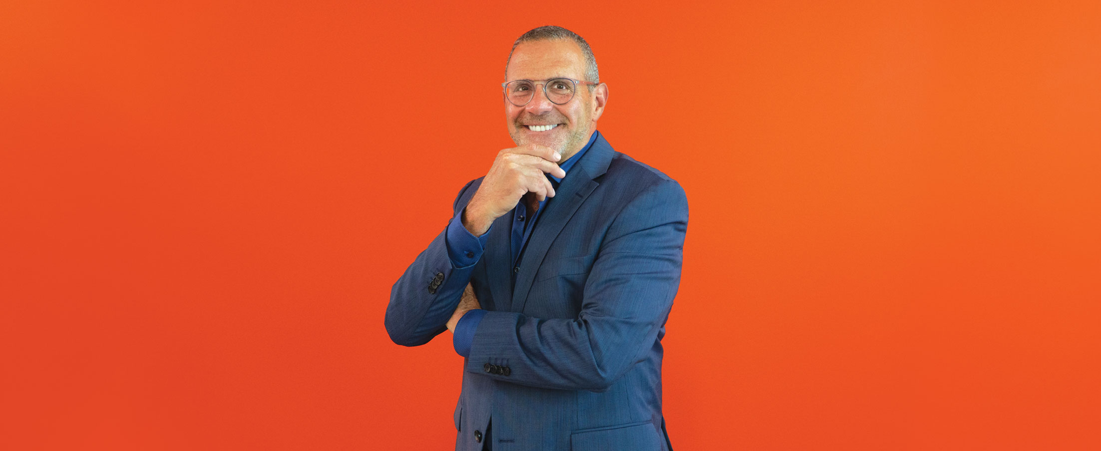 Austin Williams CEO Rick Chiorando seated in the agency office