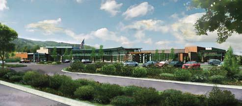 Historical architectural rendering of the planned Aspen Valley Hospital frontage, published in its 2007 annual report