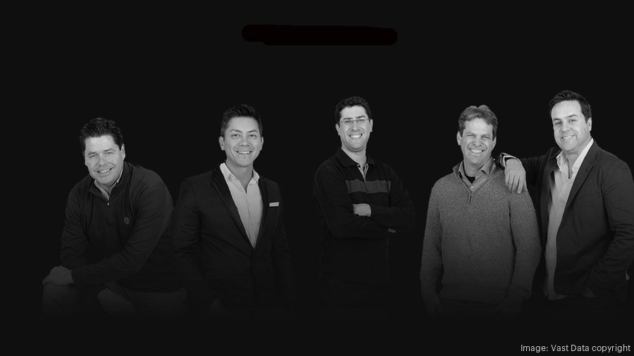 VAST Data leadership team in 2020, with Avery Pham second from left