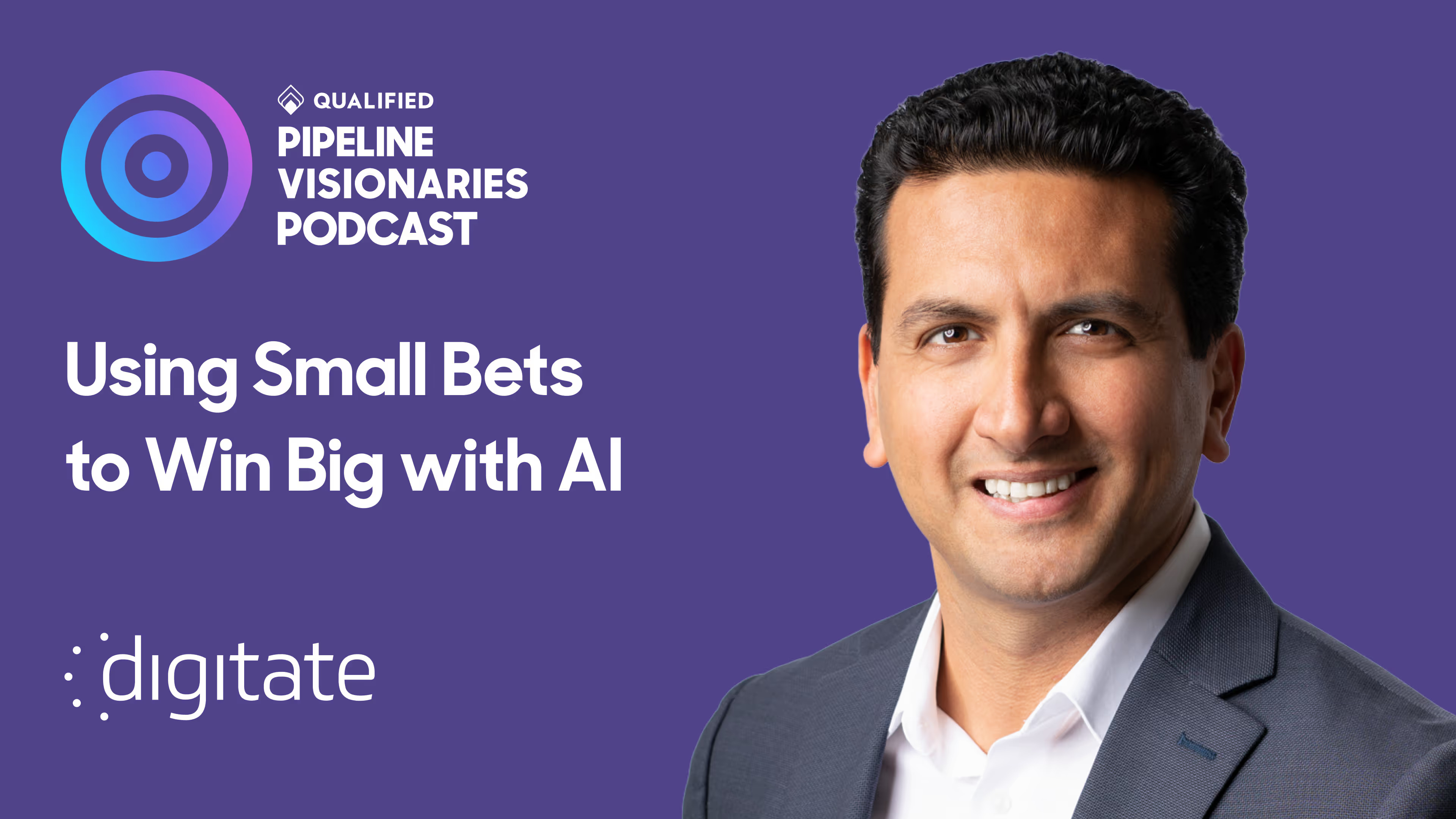 Podcast artwork featuring Avi Bhagtani for a conversation about small AI experiments