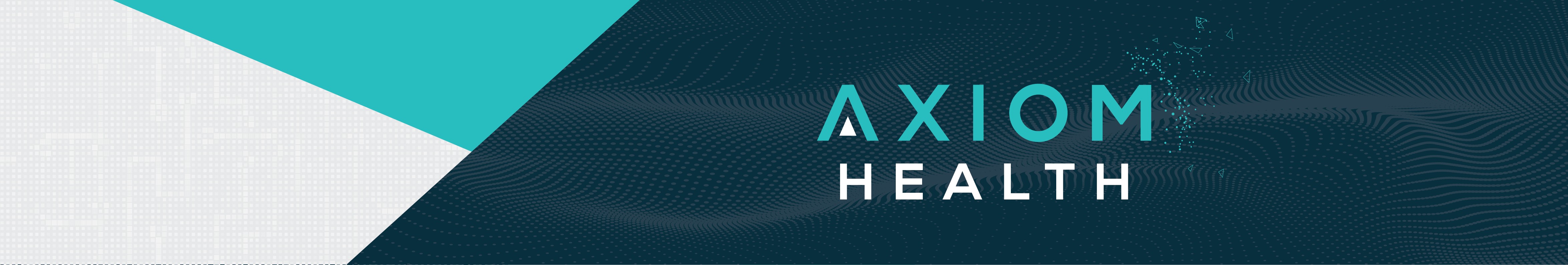 Axiom Health's navy and teal company artwork