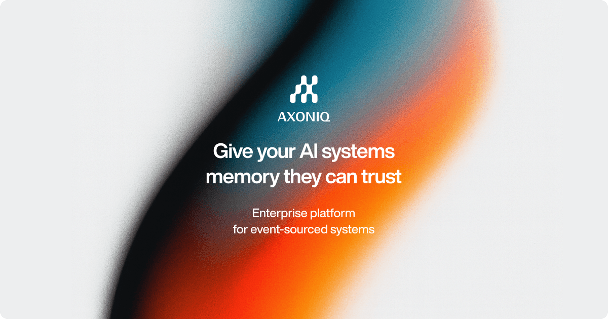 Axoniq - Give your AI systems memory they can trust