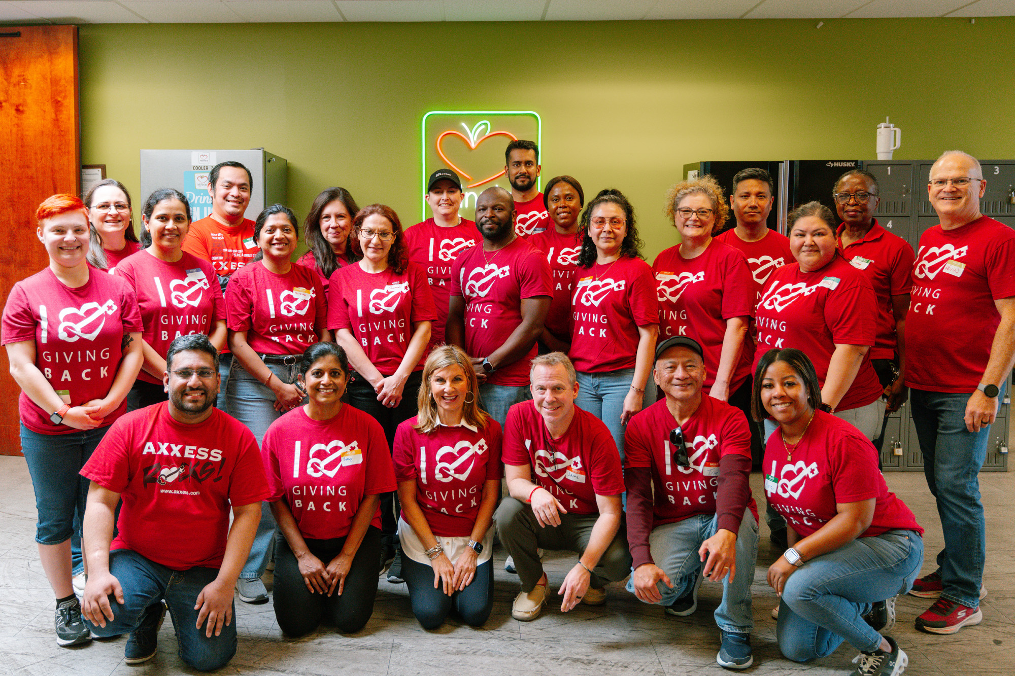 Axxess community-service photograph from its About page