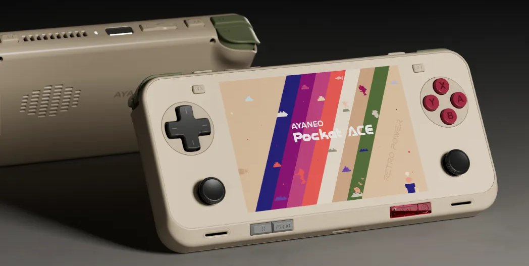 AYANEO Pocket ACE shown in its colorways