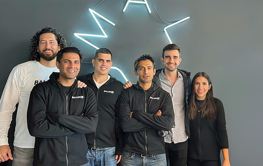 BallerTV team gathered together in a company photograph