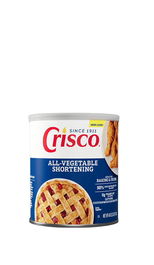 Crisco All-Vegetable Shortening blue can
